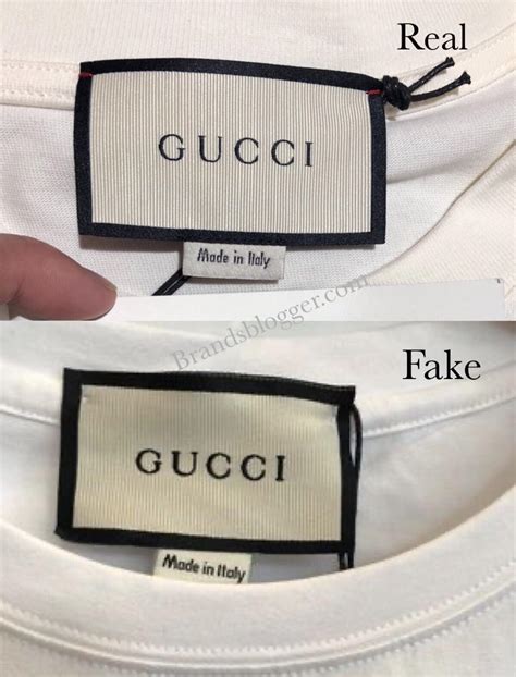 how to spot fake gucci shirt|how to check gucci t shirt.